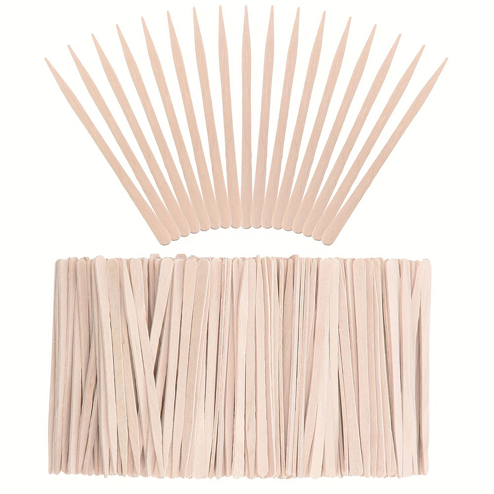 Hair Wax Stick - 300/500pcs ไม้ WAX Sticks Multi-Purpose Waxing