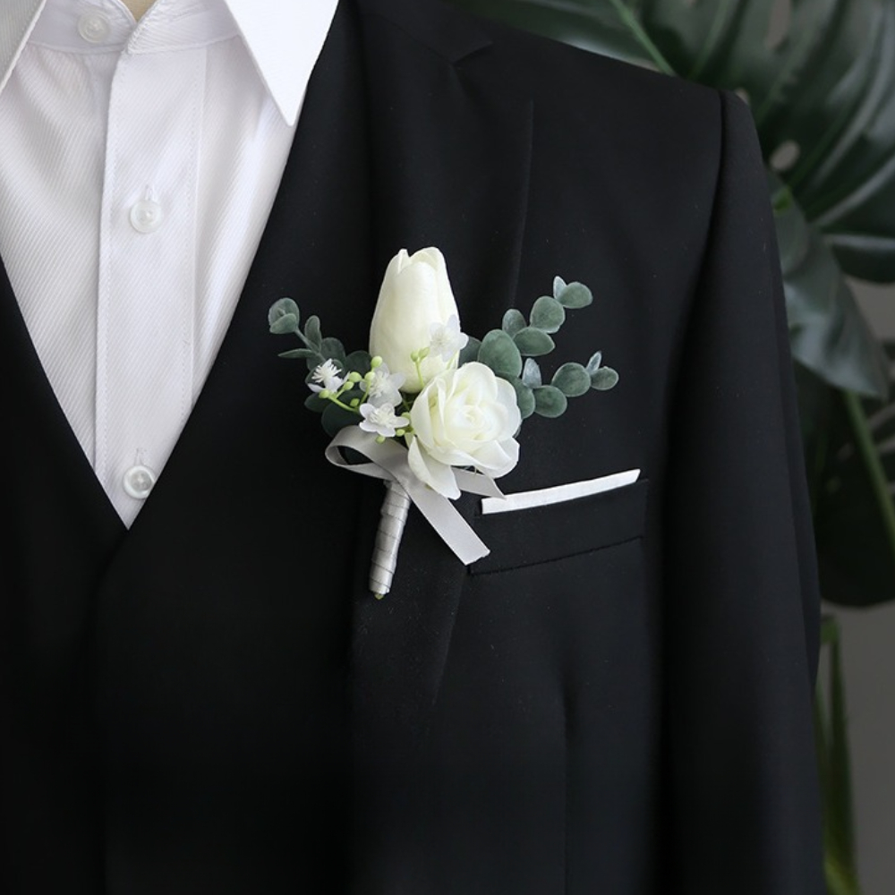 Men'S Grooming For Marriage - เจ้าบ่าว Boutonniere ตกแต่งงานแต่งงานสําหรับ Man แต่งงานอุปกรณ์เสริมสําหรับเจ้าบ่าวอาหารค่ําอย่างเป็นทางการ Party