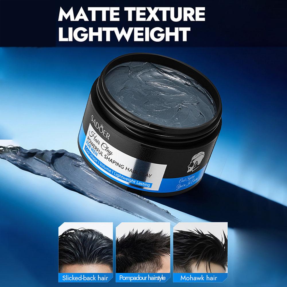 Men'S Grooming Haircut - ดินเหนียวจัดแต่งทรงผมสำหรับผู้ชาย ติดทนนาน ให้ลุคแมทท์ แว็กซ์จัดแต่งทรงผม เพิ่มวอลลุ่ม ครีมจัดแต่งทรงผมสำหรับผู้ชาย