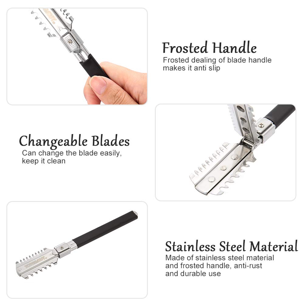 Double-Edge โกนตัดผมมีดโกนมีดใ - Men'S Grooming Haircut บทวิจารณ์และราคา