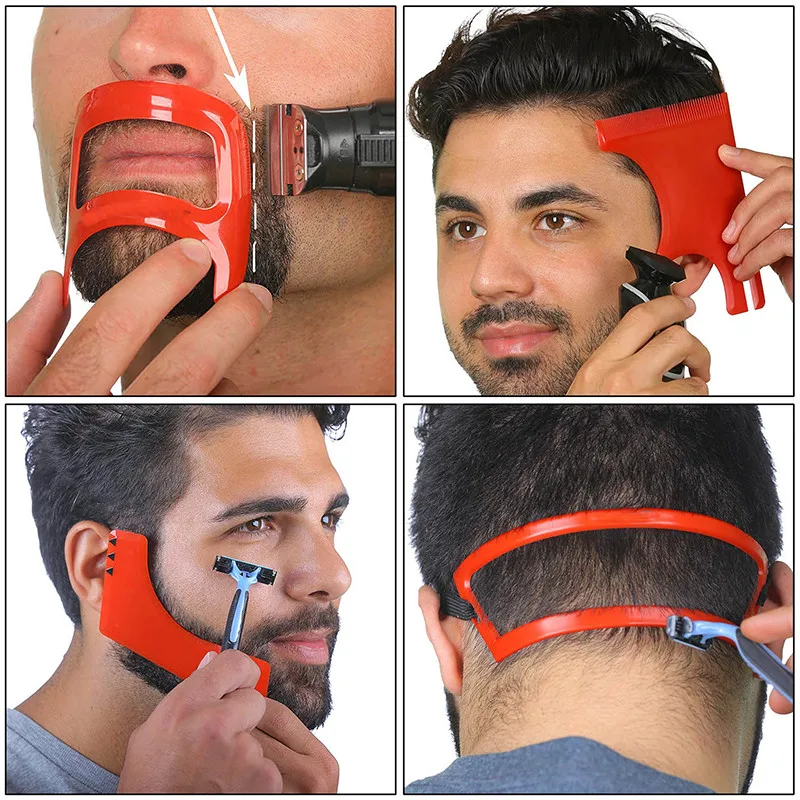 2/4Pcs Men's Beard CombsผมTrim - Men'S Grooming Haircut บทวิจารณ์และราคา