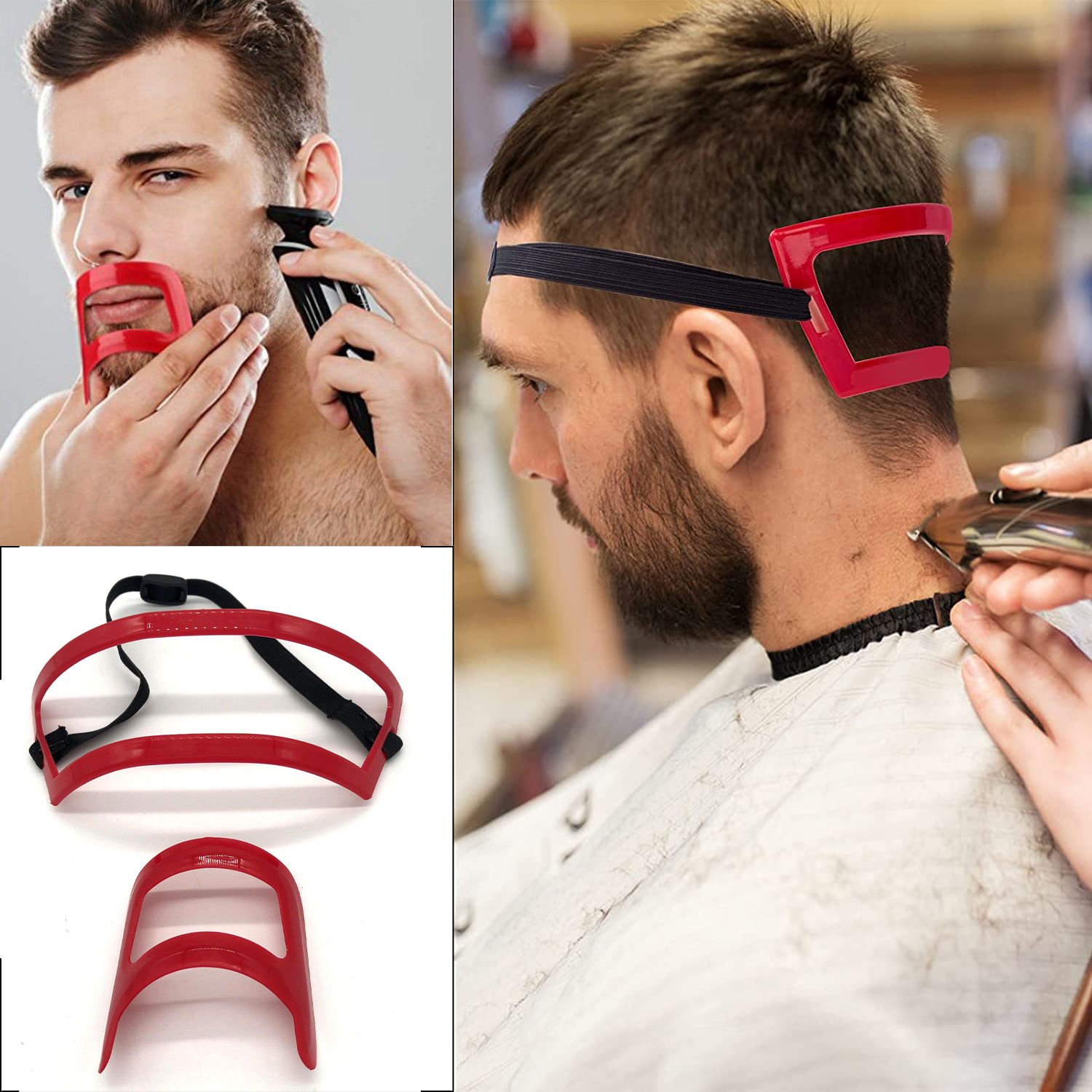 2/4Pcs Men's Beard CombsผมTrim - Men'S Grooming Haircut บทวิจารณ์และราคา