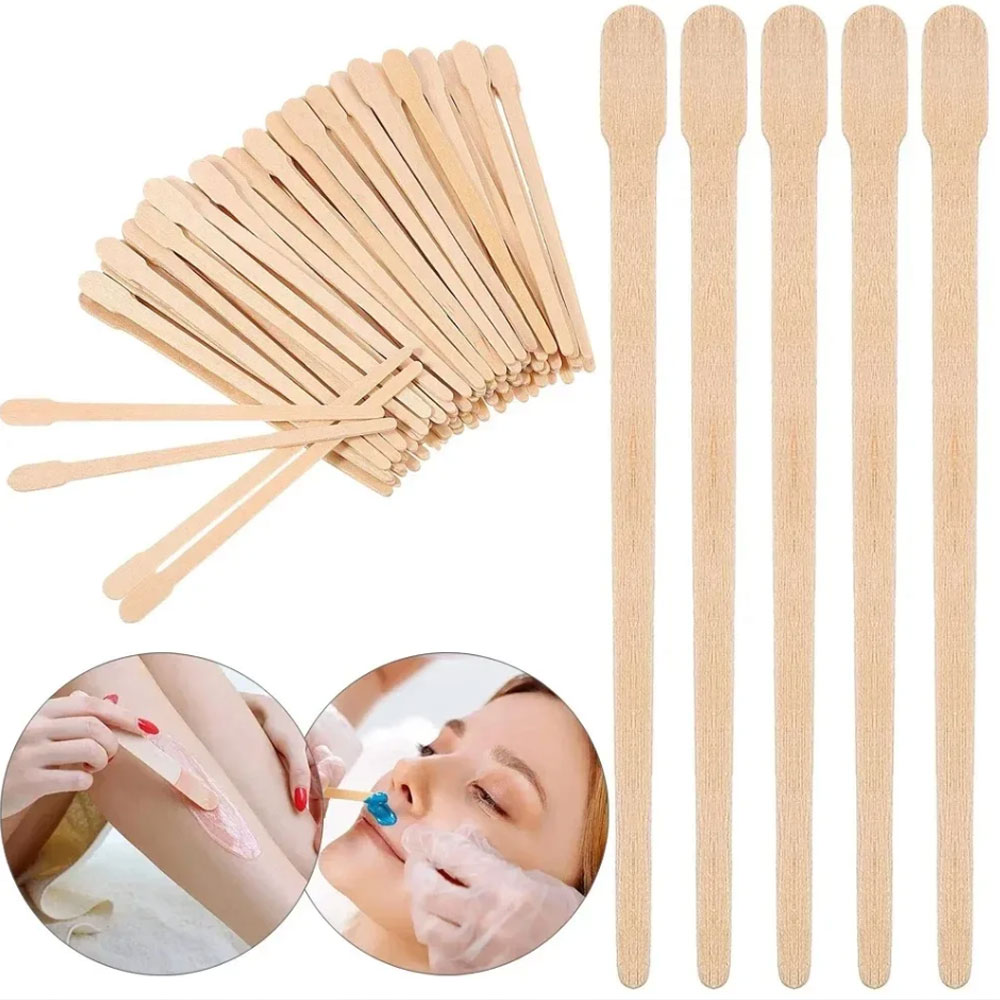 500/200/100Pcs ไม้กําจัดขน Sti - Hair Wax Stick บทวิจารณ์และราคา