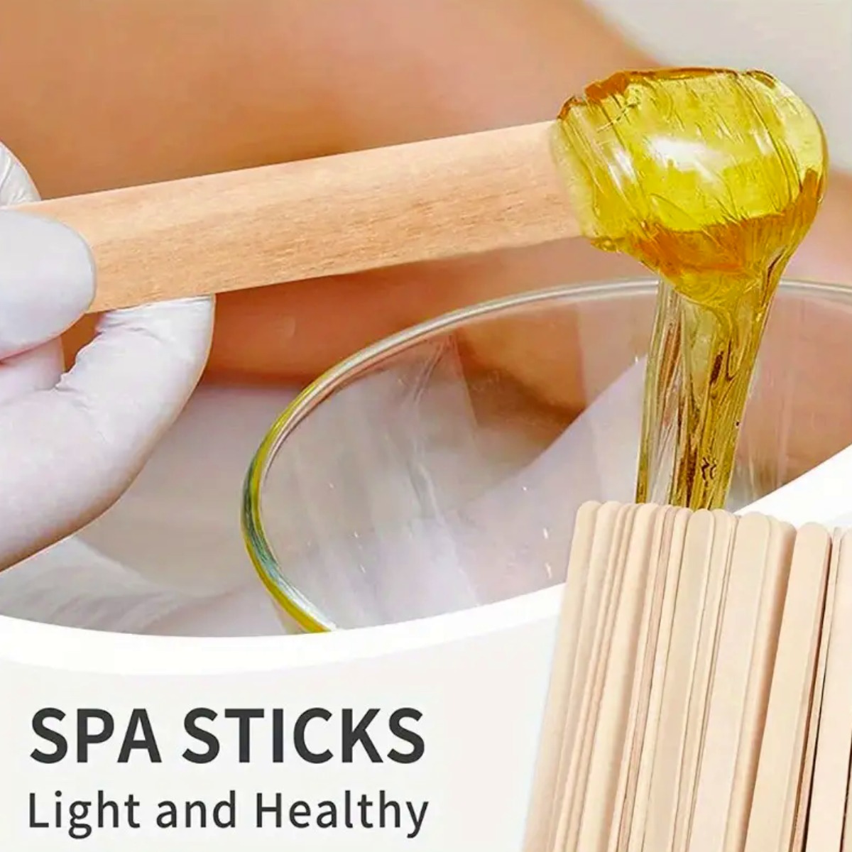 ไม้พายแว็กซ์ไม้ธรรมชาติแบบใช้แ - Hair Wax Stick บทวิจารณ์และราคา