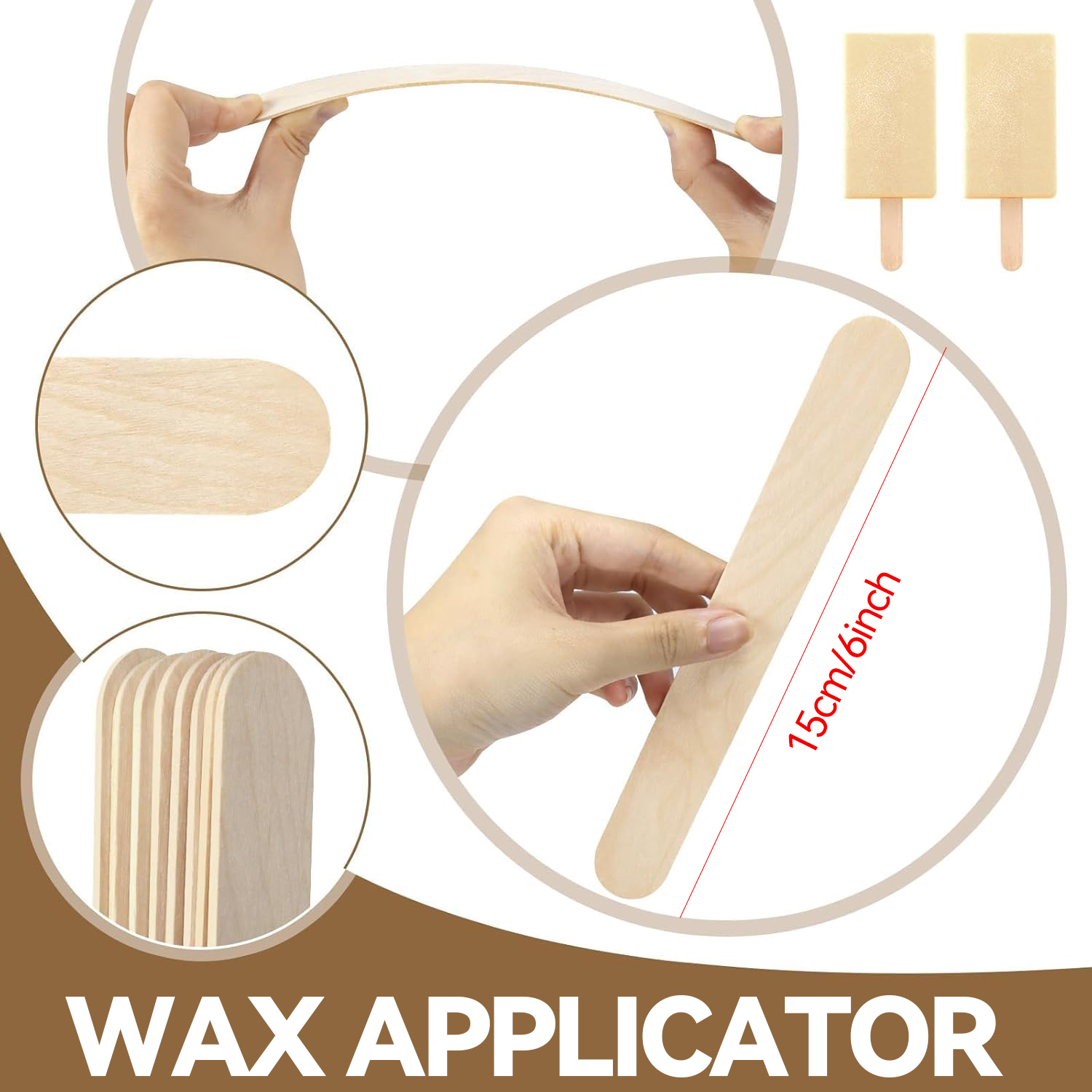 ไม้พายแว็กซ์ไม้ธรรมชาติแบบใช้แ - Hair Wax Stick บทวิจารณ์และราคา