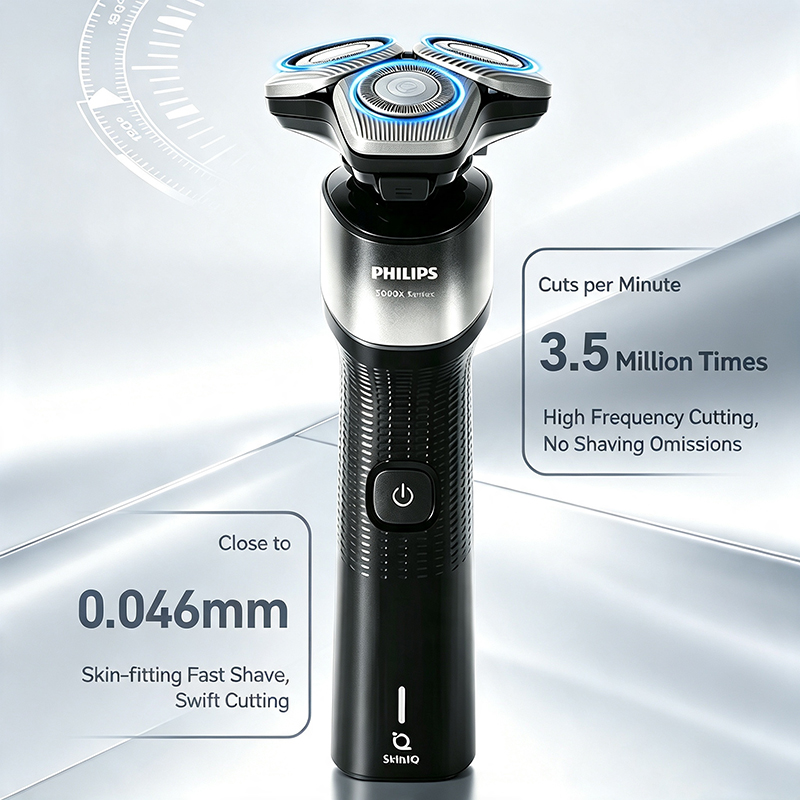 เครื่องโกนหนวดไฟฟ้าแบบหมุน Phi - Mens Grooming Kit Philips บทวิจารณ์และราคา