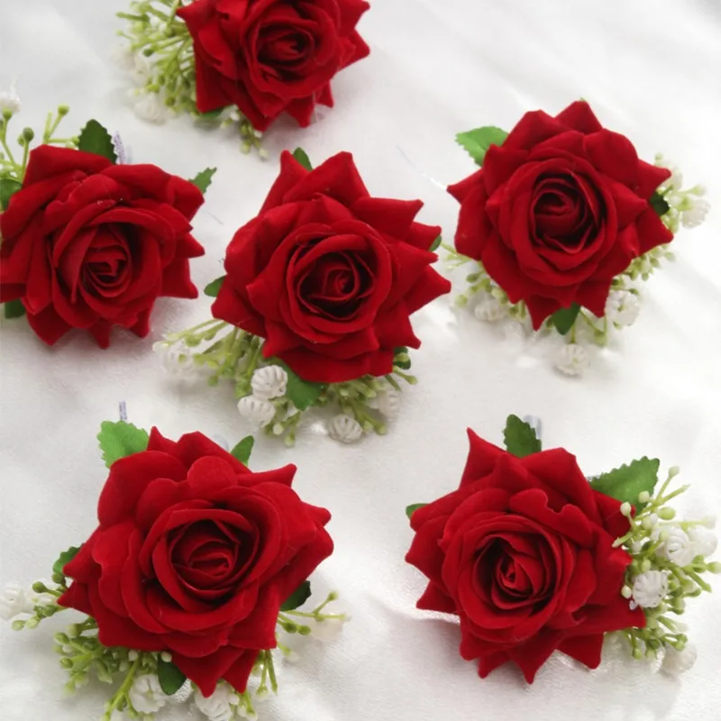 6 ชิ้น/เซ็ต Boutonniere สําหรั - Men'S Grooming For Marriage บทวิจารณ์และราคา