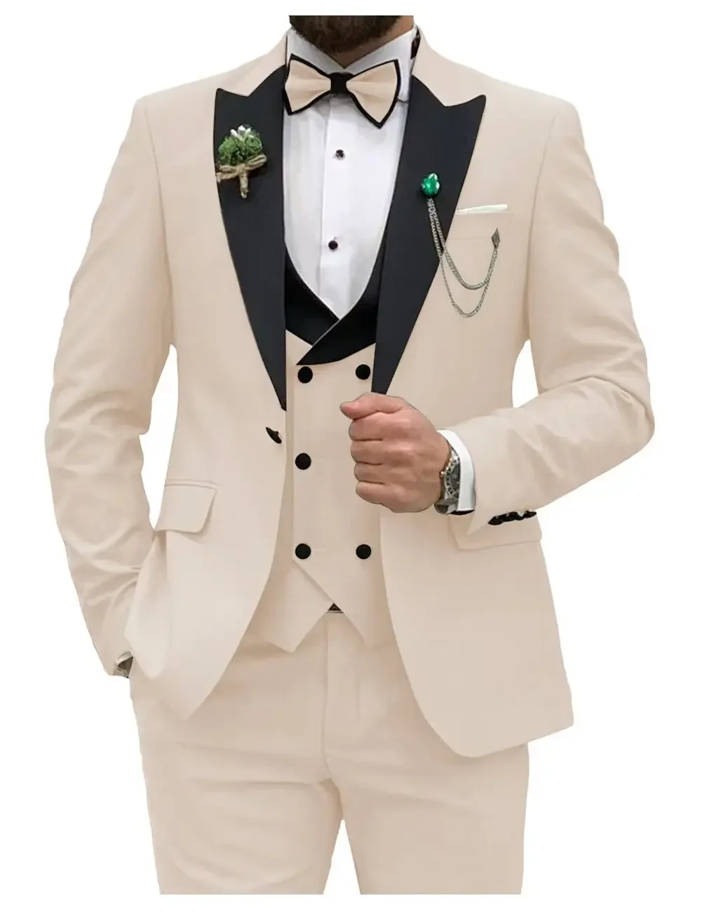 ชุดสูทผู้ชายทรงเข้ารูป ชุดเจ้า - Men Grooming Outfit บทวิจารณ์และราคา