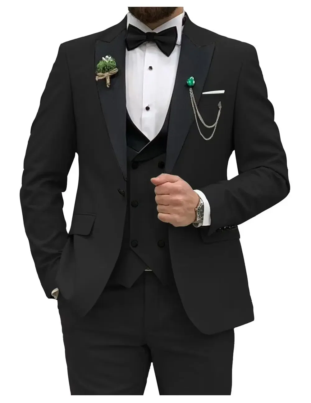 ชุดสูทผู้ชายทรงเข้ารูป ชุดเจ้า - Men Grooming Outfit บทวิจารณ์และราคา