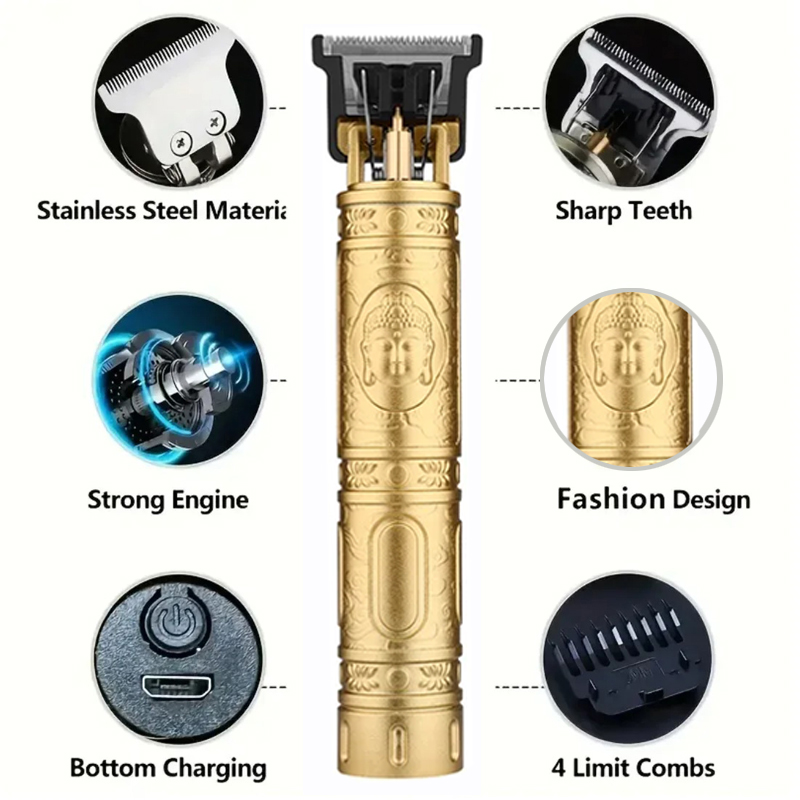 เครื่องตัดขนไร้สาย T9 สำหรับผู - Men'S Grooming Haircut บทวิจารณ์และราคา